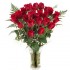 Red Roses in a Vase