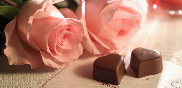 Valentine's Day Valentines Day Flowers and Chocolates